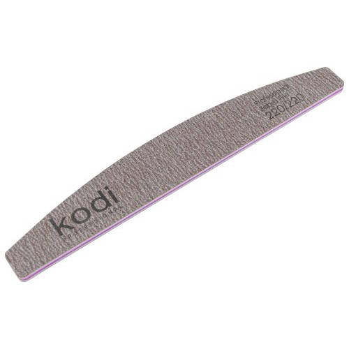 

Пилка для ногтей Kodi Professional № 071 (коричневая) 220/220, полумесяц
