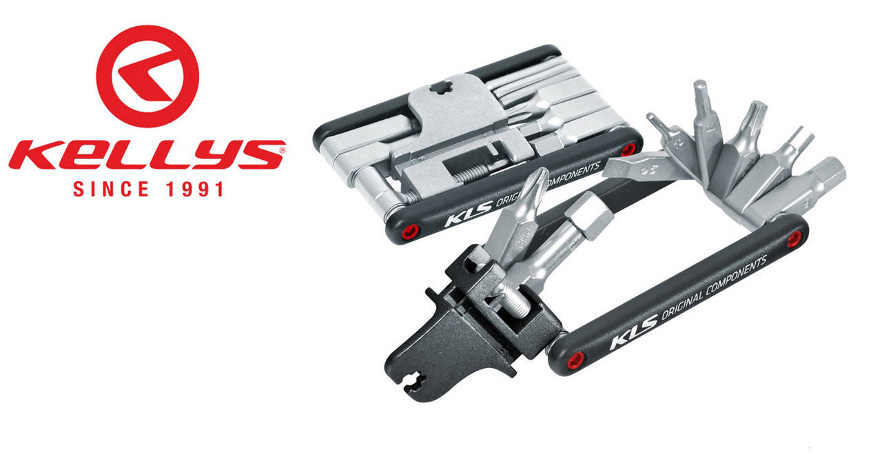 

Мультитул велосипедный KLS Guide folding tool 15 ф-ций
