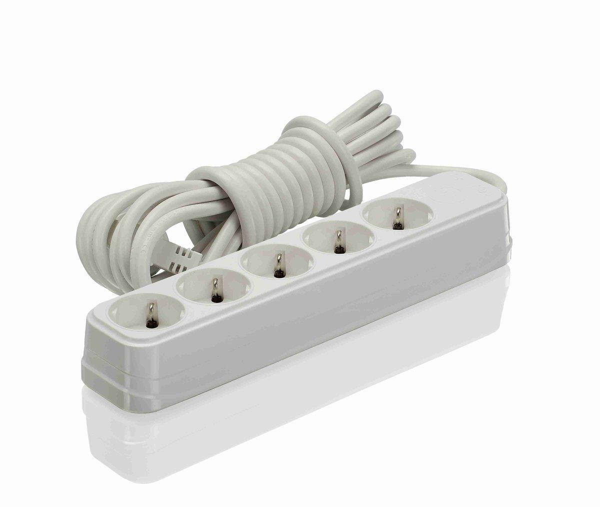 

Удлинитель с 5 гнездами с заземлением Profitec 2м