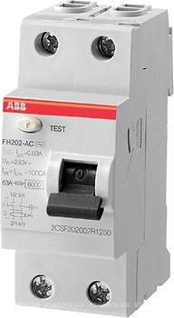 

Пристрій захисного відключення ABB FH202 AC-40/0,03 (40A)