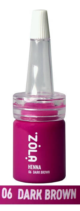 

ZOLA Хна профессиональная для бровей 5г Dark brown