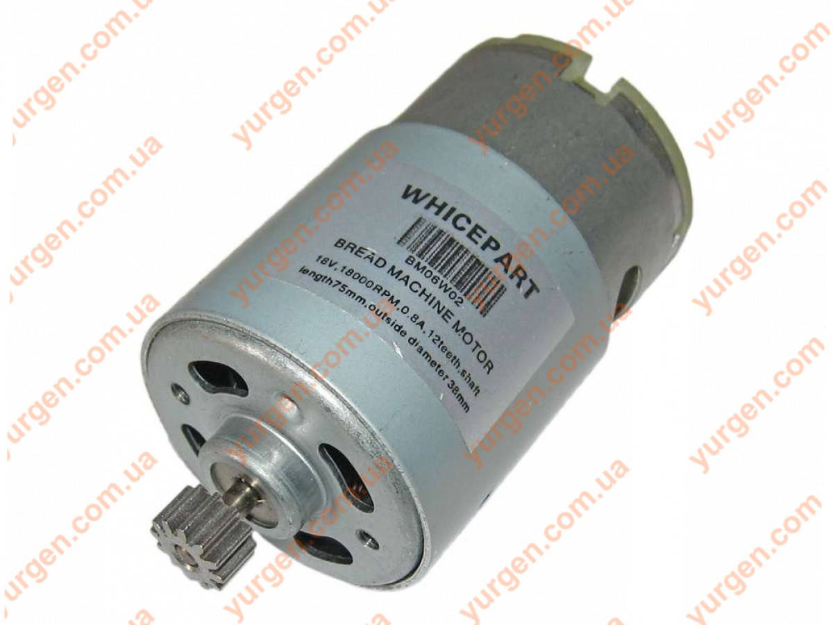 

Мотор к шуруповёрту 18V (10 мм.12 зуб) Х.(484241384756)