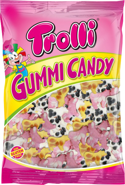 

Желейные конфеты желейки мармелад жевательный зефир Cows коровы 1кг ТМ Trolli Троли Германия