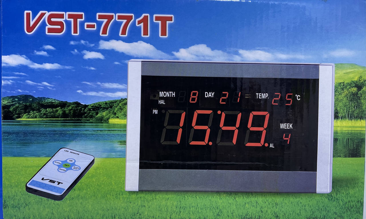 

Часы VST 771 T-5 Говорящие с Пультом