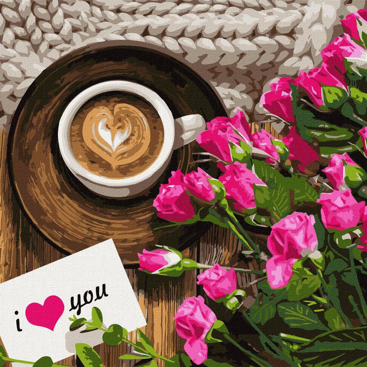 

Картина по номерам 40×40 см. Лучшее утро. Идейка КНО3205