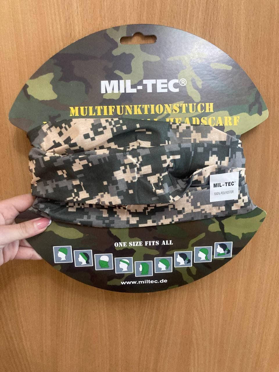 

Бафф/бандана/балаклава MIL-TEC, Камуфляж