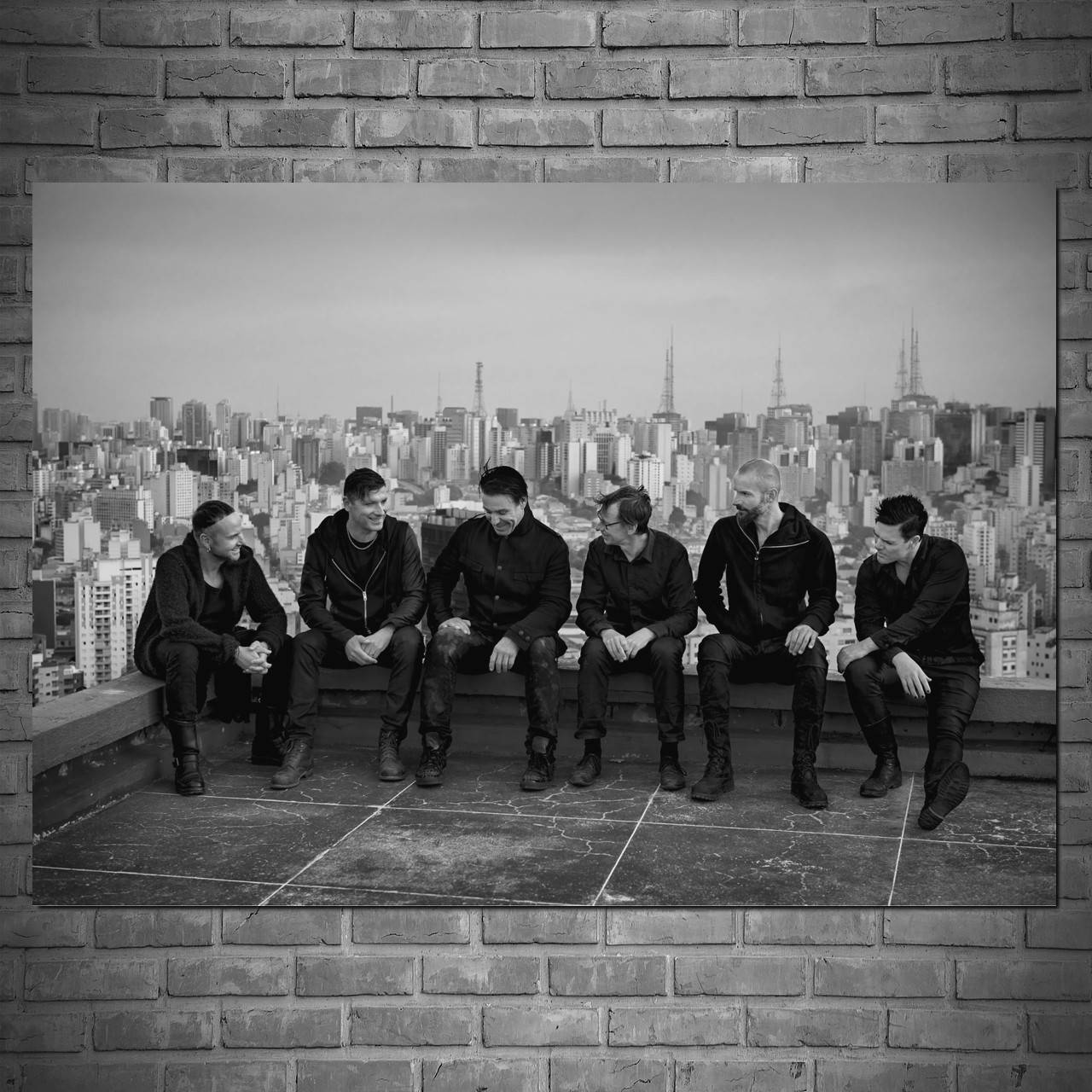 

Плакат "Рамштайн, группа на крыше, Rammstein" (артикул 3079) 30, Полуглянец, 42