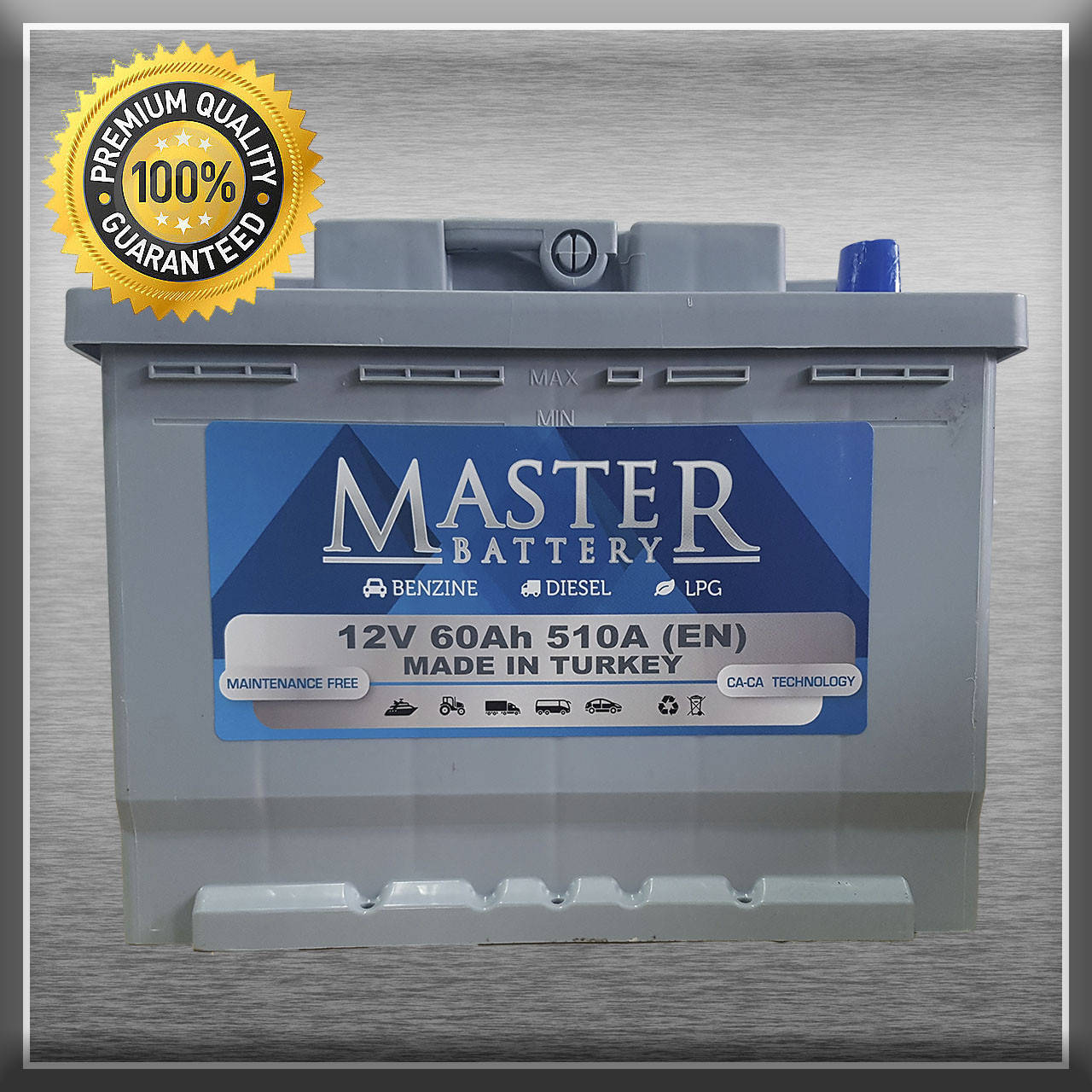 

Аккумулятор Master 6CT-60-1 60Ah/510A L+ 1 (Мастер) Автомобильный АКБ Кислотный Турция НДC