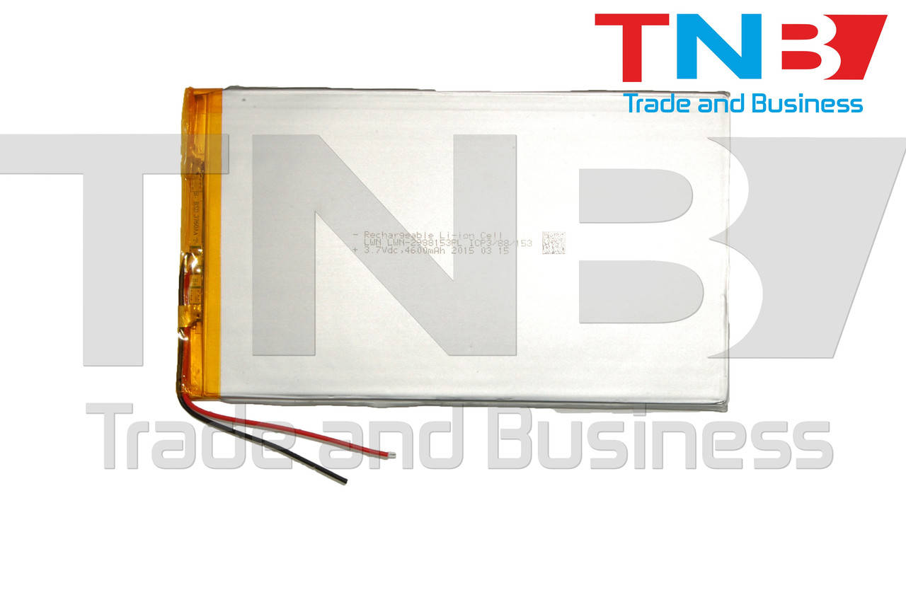 

Батарея для планшета 3,7V 152x88x2mm 2pin 4600mAh