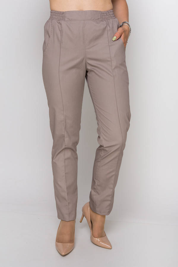 

Брюки медицинские женские Рубина ELIT COTTON зауженные. Мокко, Кофе с молоком