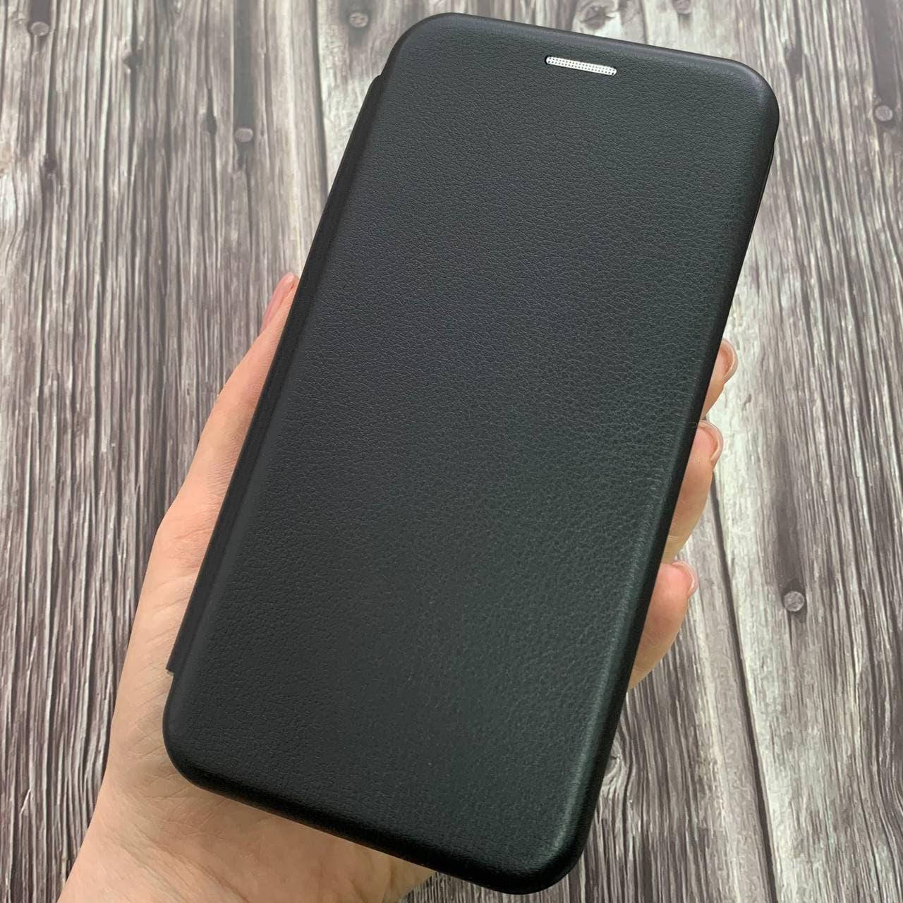 

Чехол книга для Samsung J7 2017 J730 с эко кожи с подставкой книжка на телефон самсунг дж7 дж730 черная STN, Черный