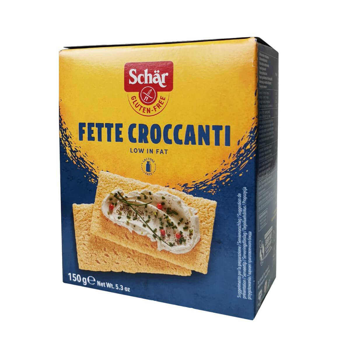 

Хлебцы без глютена Fette Croccanti Dr. Schar 150 г