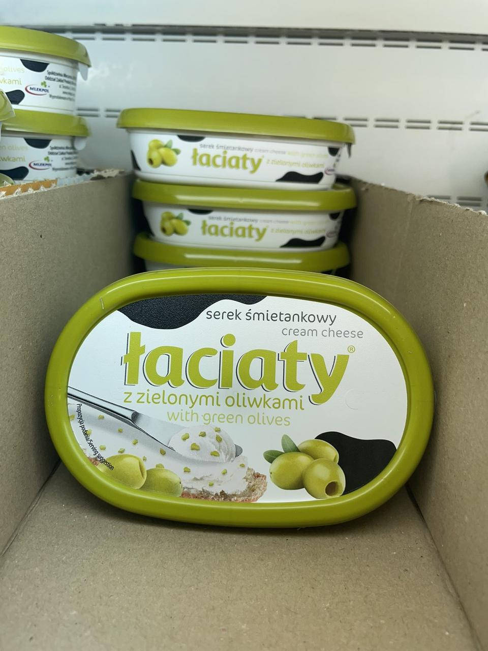 

Крем-сыр Laciaty с оливками 135г