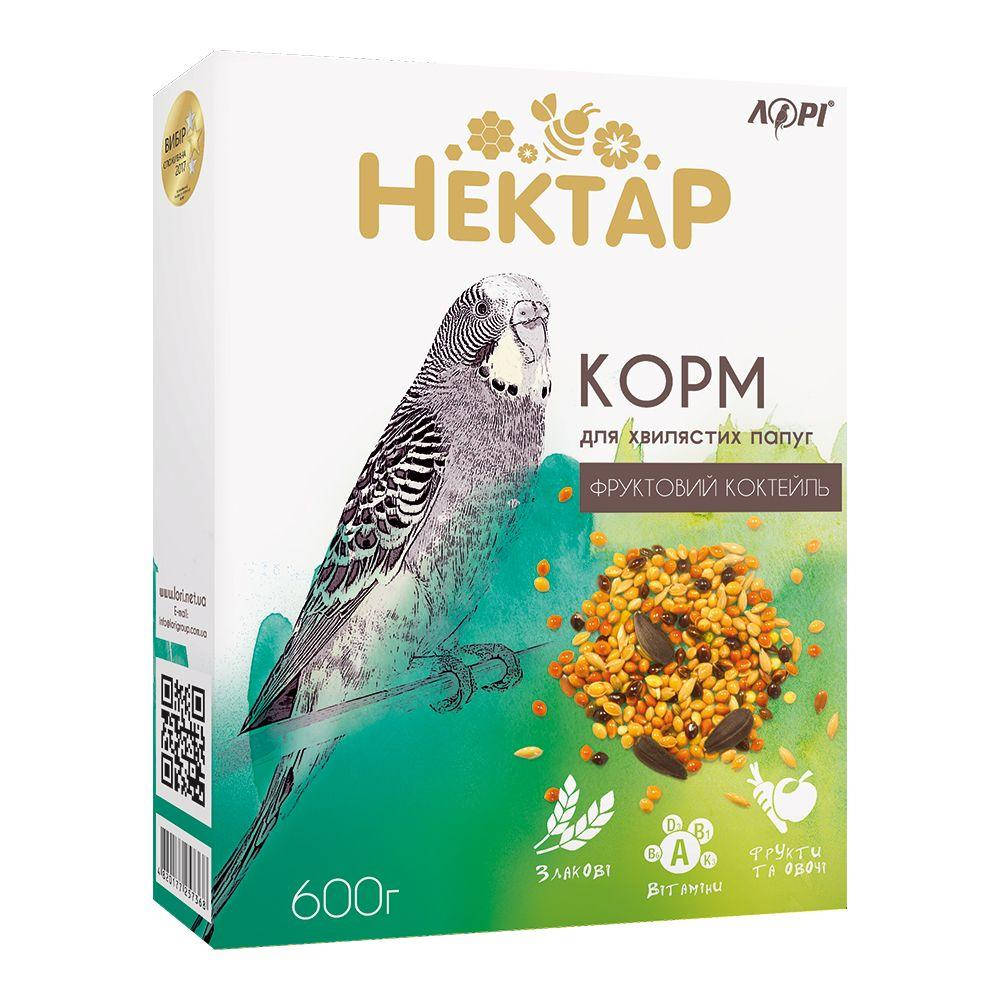 

НЕКТАР фруктовый коктейль корм для волнистых попугаев Лори 600 г (5 упаковок)