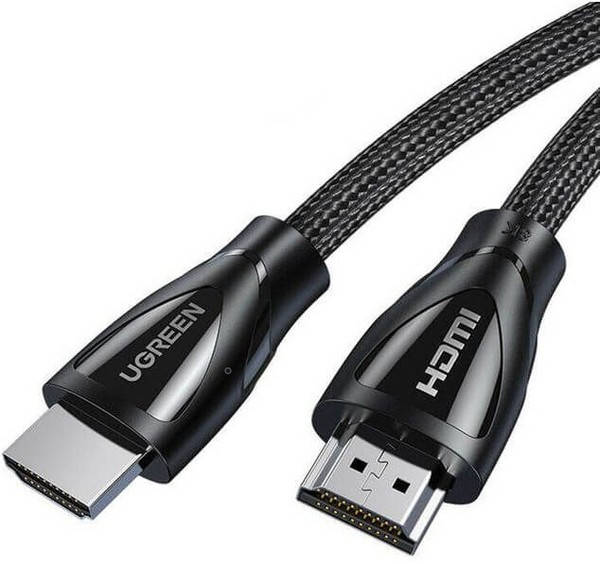 

Кабель Ugreen HD140 8K HDMI 2.1 Cable Braided 1.5m (Black), Черный