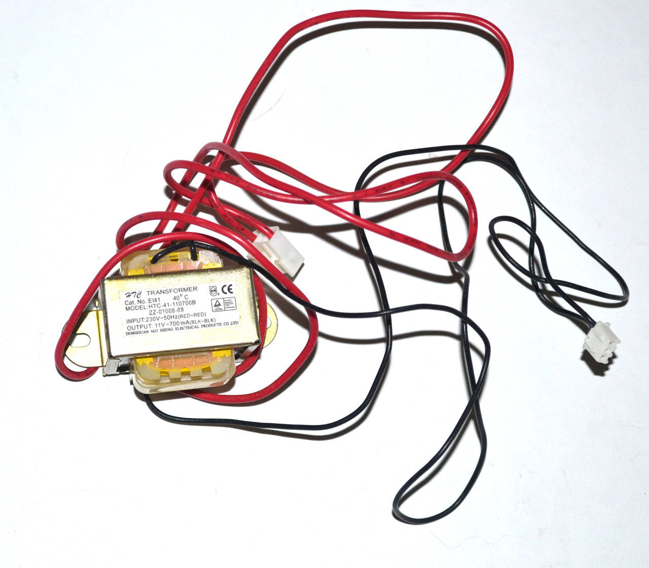 

Трансформатор для кондиционера HTC-41-110700B (11V,700mA)