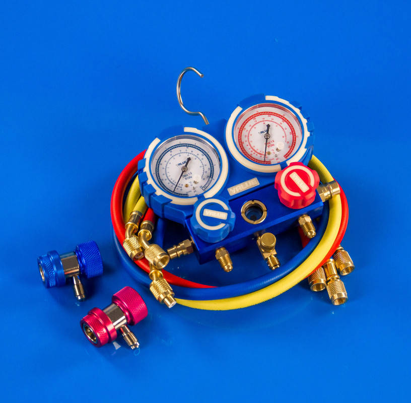 

Манометрический коллектор VALUE VMG-2-R134a-B двухвентильный