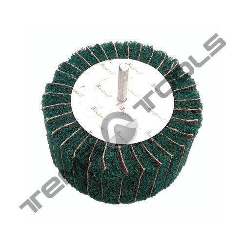 

Круг лепестковый КЛО 100x50x6 скотч брайт SB Green Combi зачистной