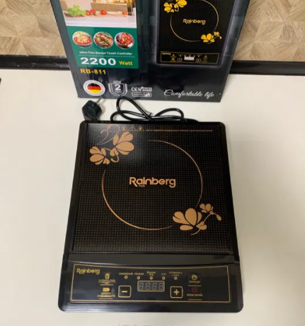 

Настольная индукционная плита 2200W на 1 конфорку Rainberg RB-811