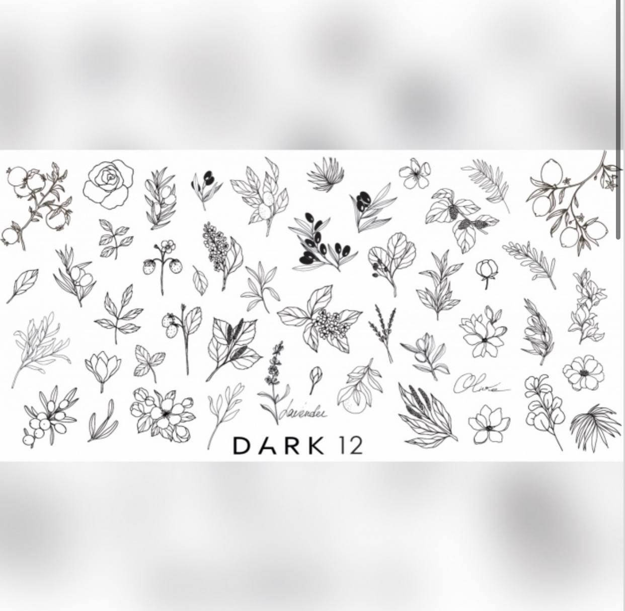 

Пластина для стемпинга DARK 12