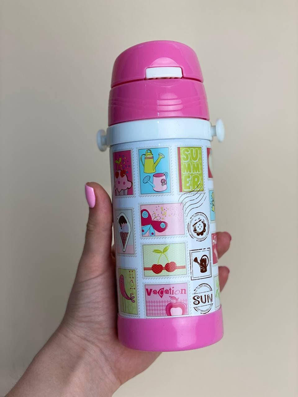 

Термос детский с трубочкой Memos Принты 320 мл