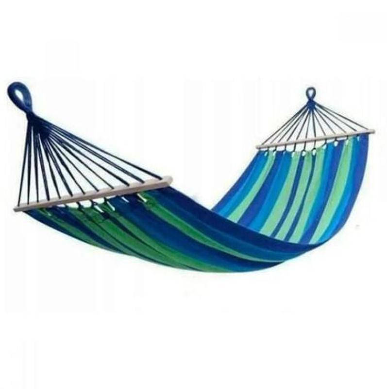 

Тканевый гамак с планкой 80смх200см. Подвесной гамак. Гамак цветной: красный и синий.