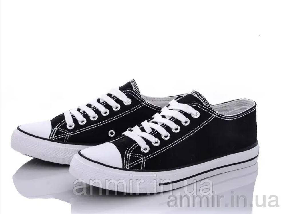 

Кеды низкие чёрные (36-41) 39, Черный