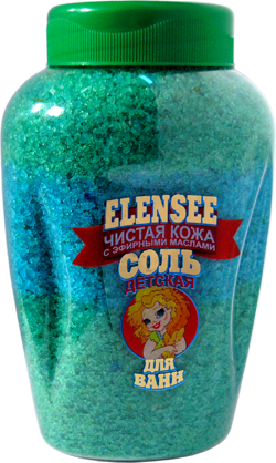 

ELENSEE Соль-пена для ванн детская "Чистая Кожа" 700гр.