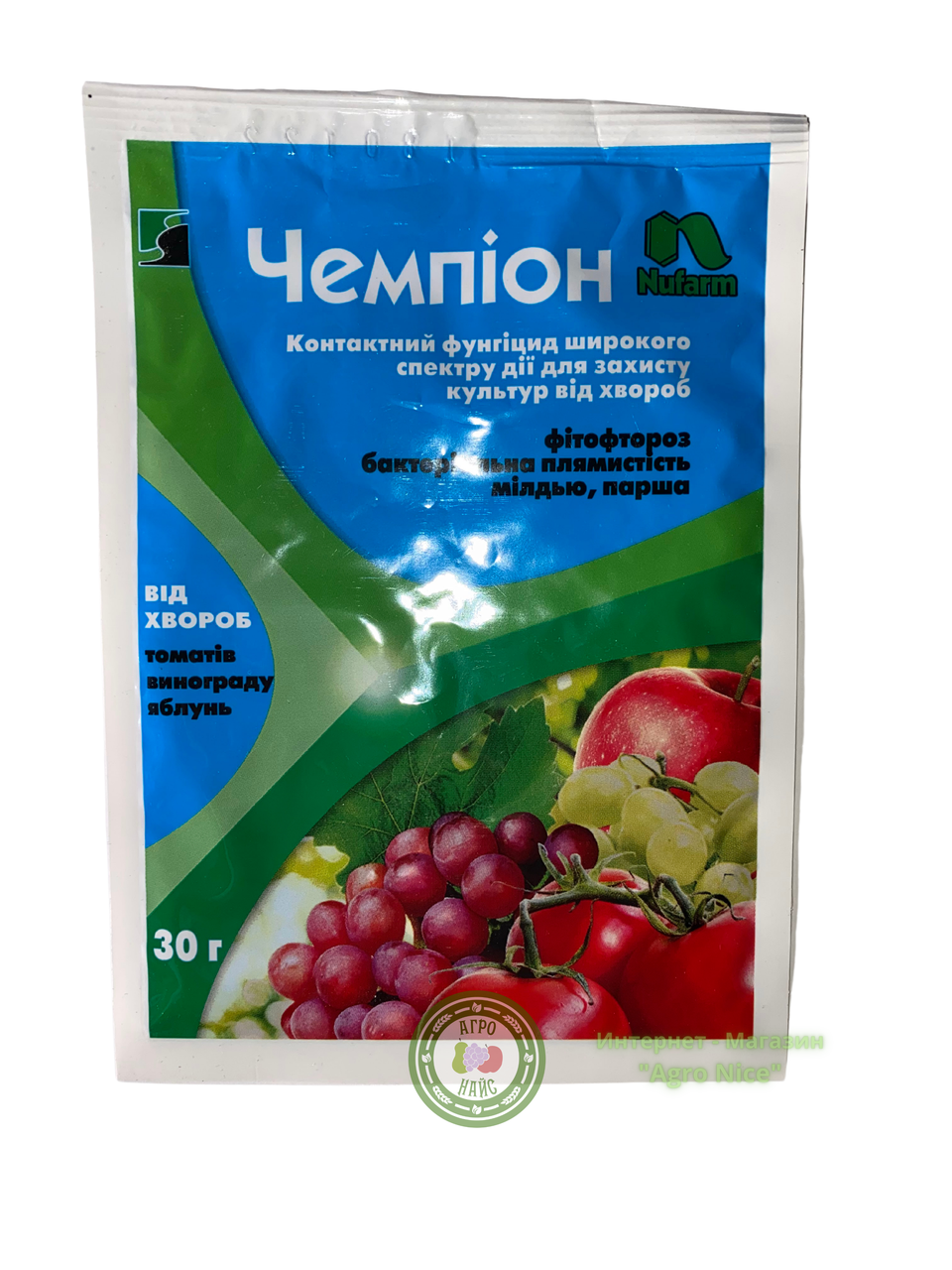 

ФУНГИЦИД "ЧЕМПИОН 77%" 30 Г