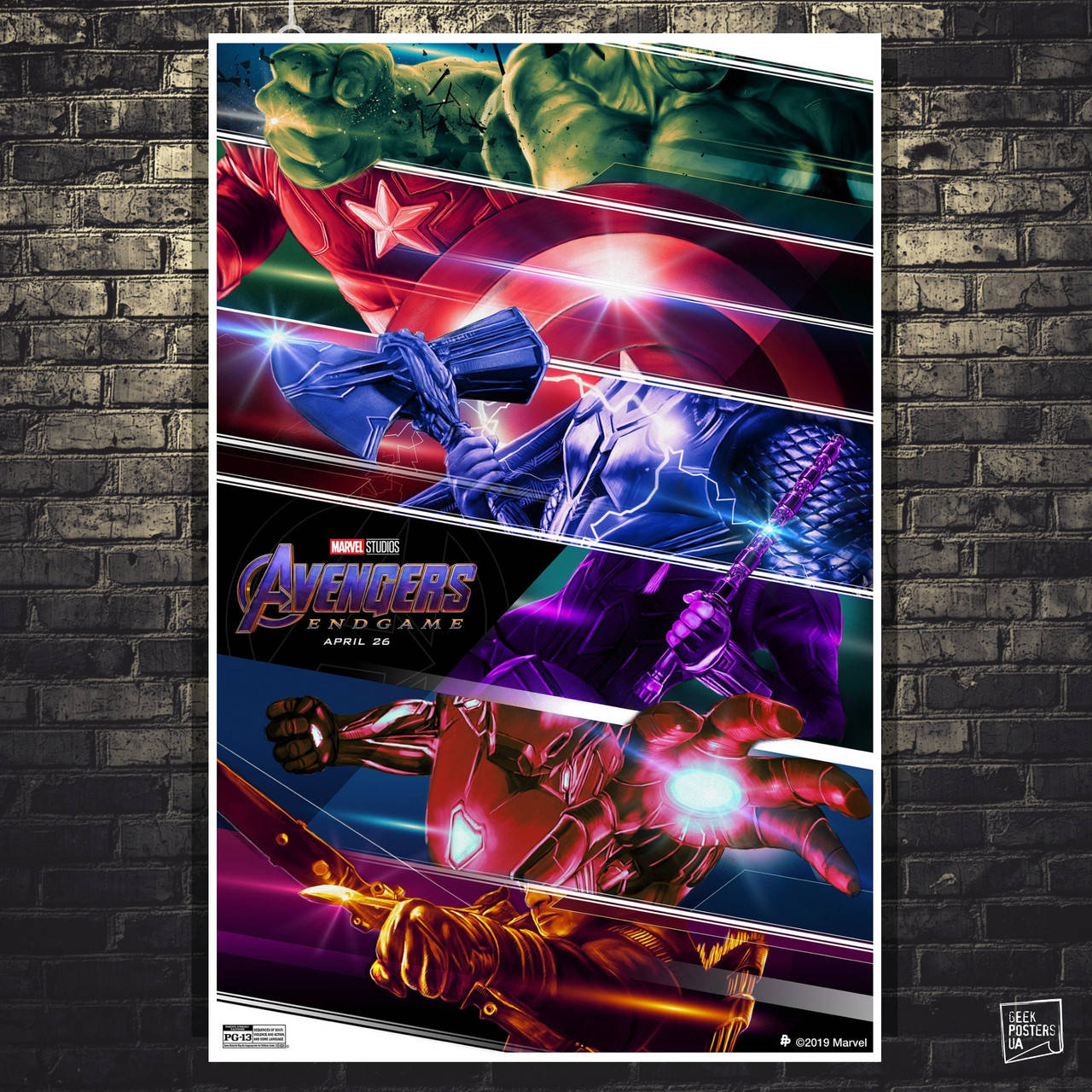 

Постер Мстители: Финал, Avengers: Endgame. Размер 42x28см (A3). Матовая бумага