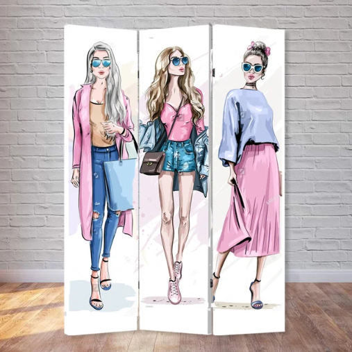 

Декоративная ширма для салонов Fashion girls