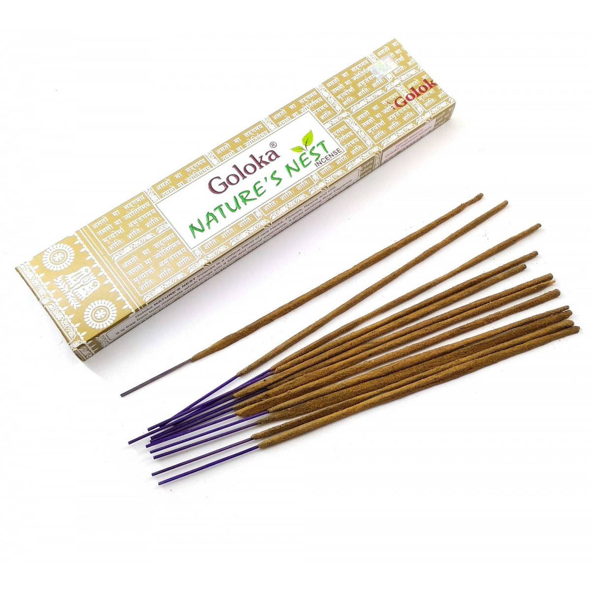 

Аромапалочки Natures Nest (Первозданная природа)(15 gms) (Goloka) масала благовоние