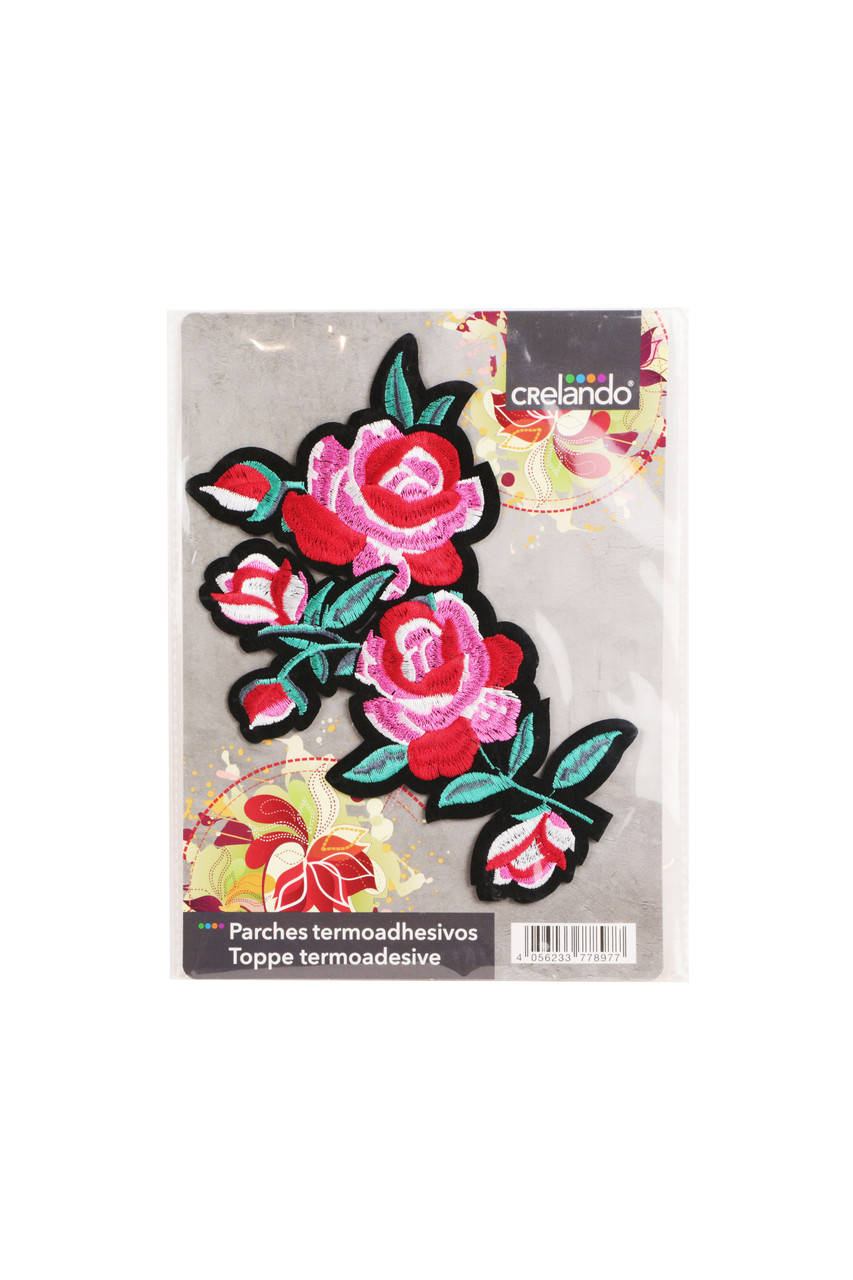 

Аппликация термозаплатка Цветы Crelando - разноцветный LI-470216