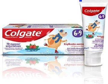 

Зубная паста детская Colgate клубника-мята с фторидом с 6 до 9 лет, 60 мл