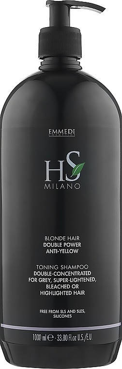 

Антижелтый шампунь для блондинок HS Milano Blonde Hair 1000 мл FS