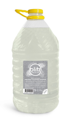 

Рідке мило "BLITZ" Тропічний кокос, 5кг, пет.пляшка