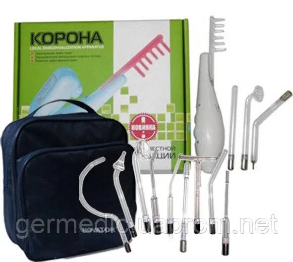 

Дарсонваль КОРОНА-5 ПРЕМИУМ с 13 электродами В сумке-барсетке