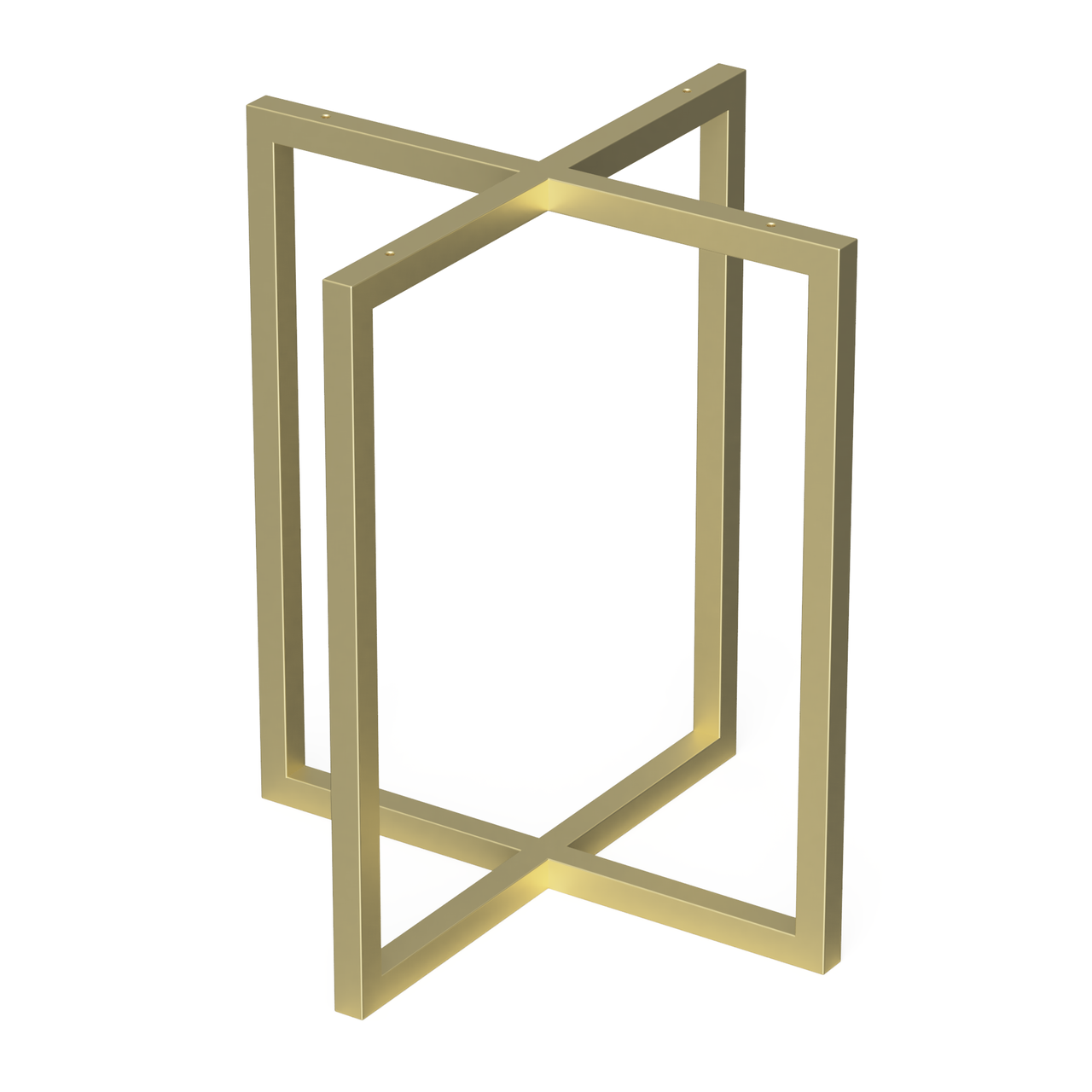 

Подстолье для журнального стола из металла,H=450mm, 400×400mm (труба: 20x20x1,2mm) золотой