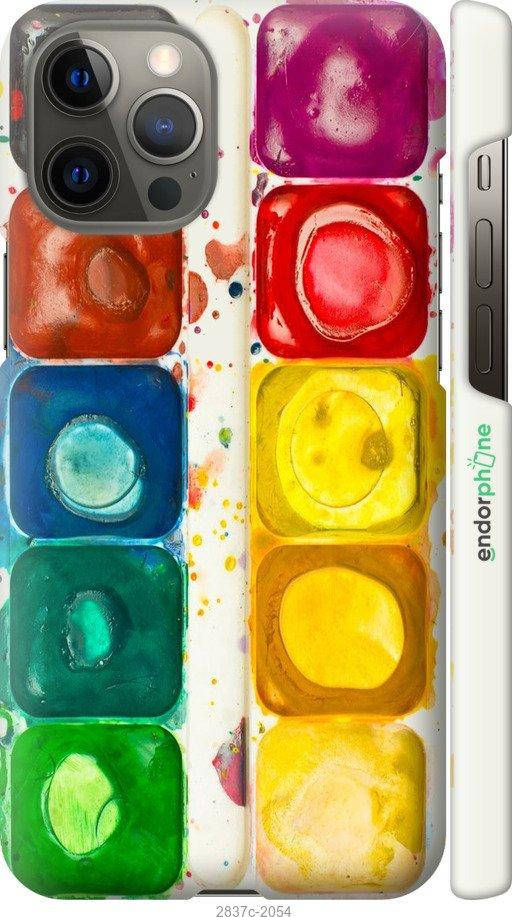 

Чехол на Apple iPhone 12 Pro Max Палитра красок "2837c-2054-18101", Белый