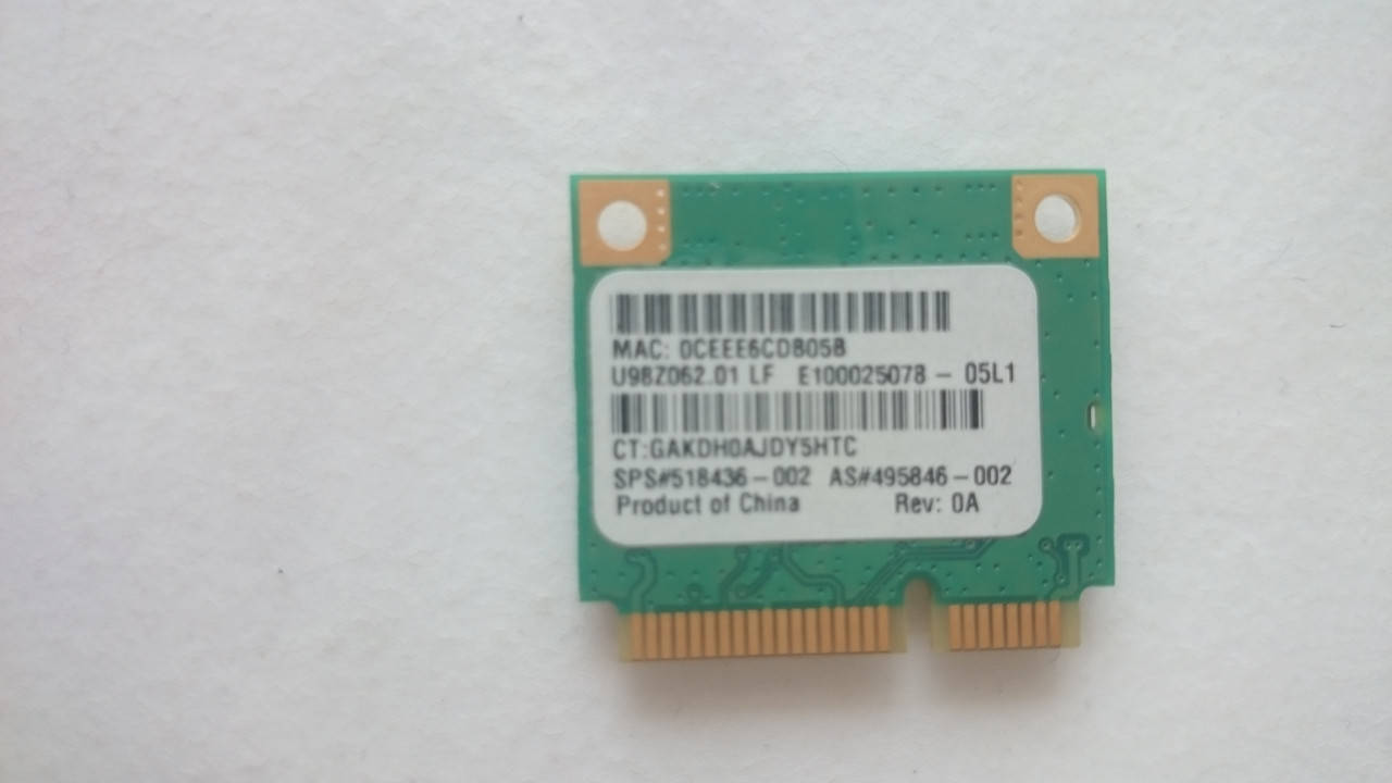 

WI-FI модуль HP Pаvilion dv6-2055er