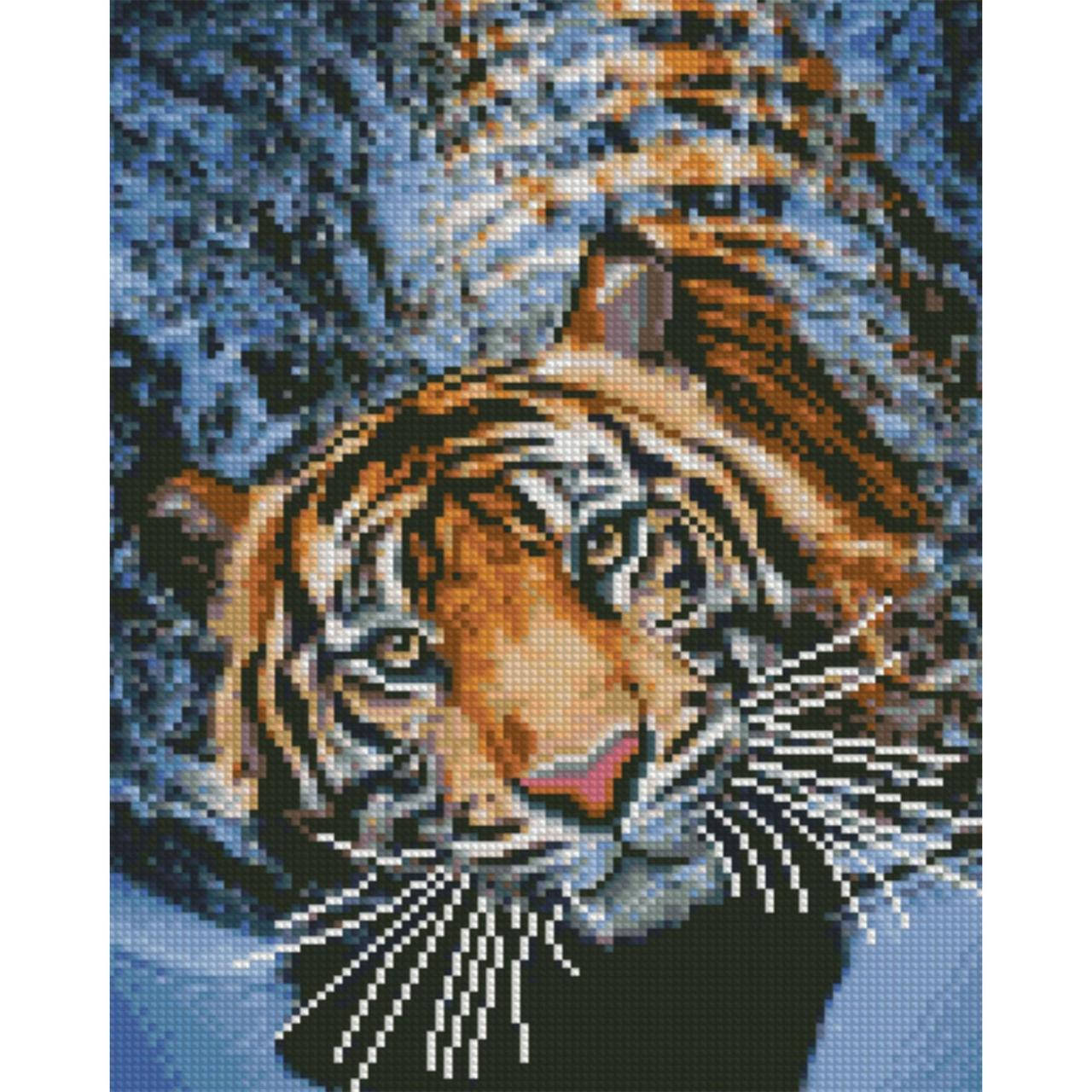 

Алмазная мозаика Взгляд тигра 30x40 см HX291