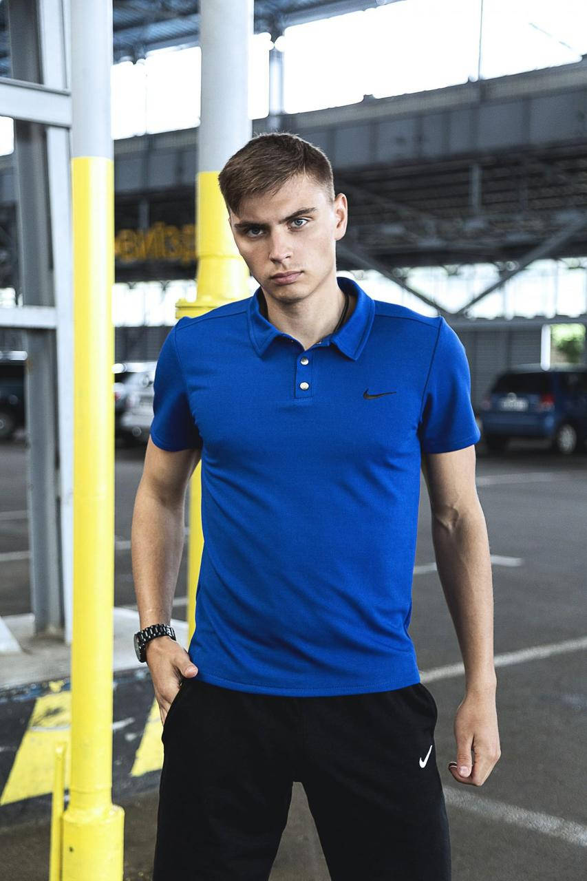 

Футболка Polo Nike электрик