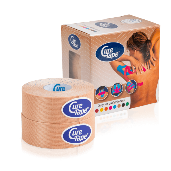 

Кинезио тейп CureTape CLASSIC 2,5см х 5м, 2рулона в упаковке