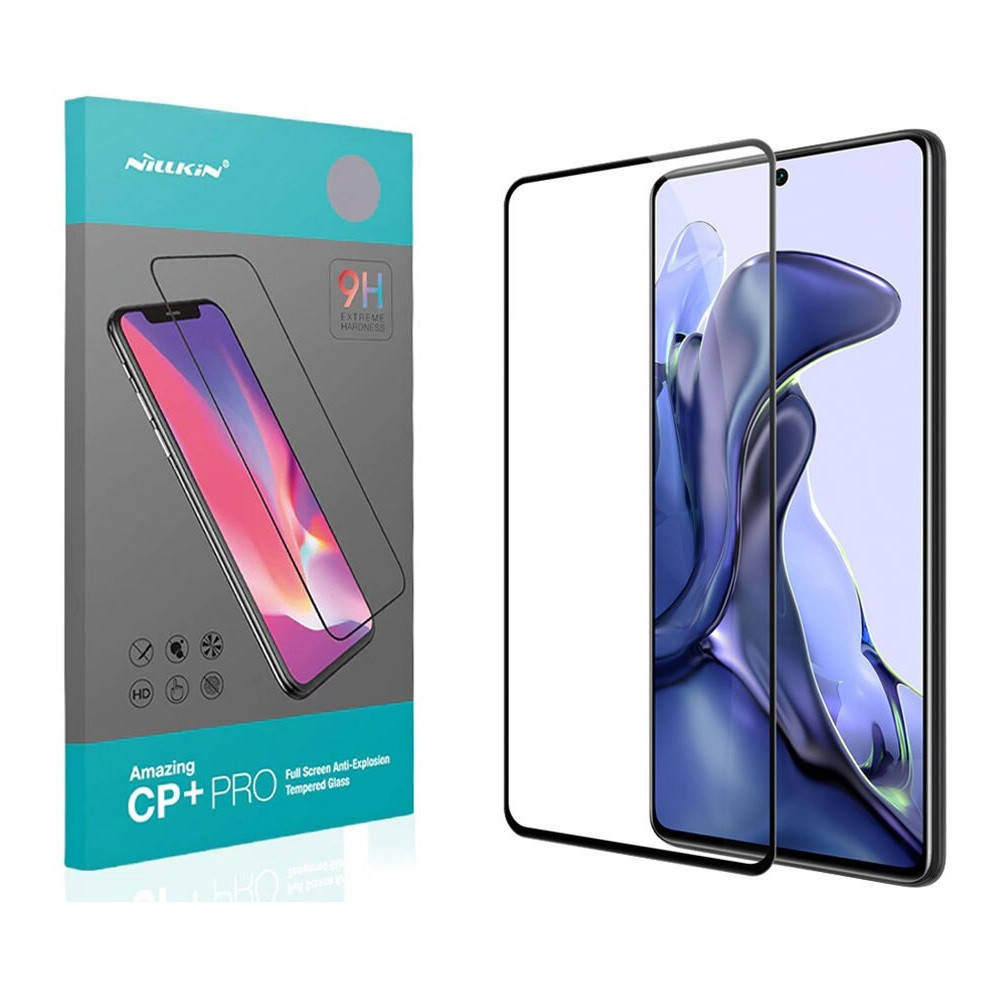 

Защитное стекло Nillkin CP+ PRO Full Glue для Xiaomi Mi 11T / 11T Pro Black (0.33 mm), Черный