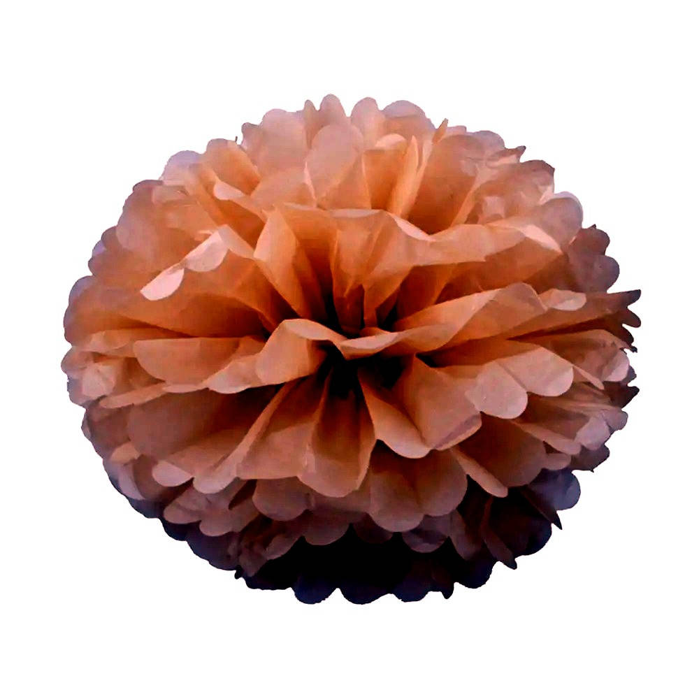 

Помпон из бумаги 50 см. карамель