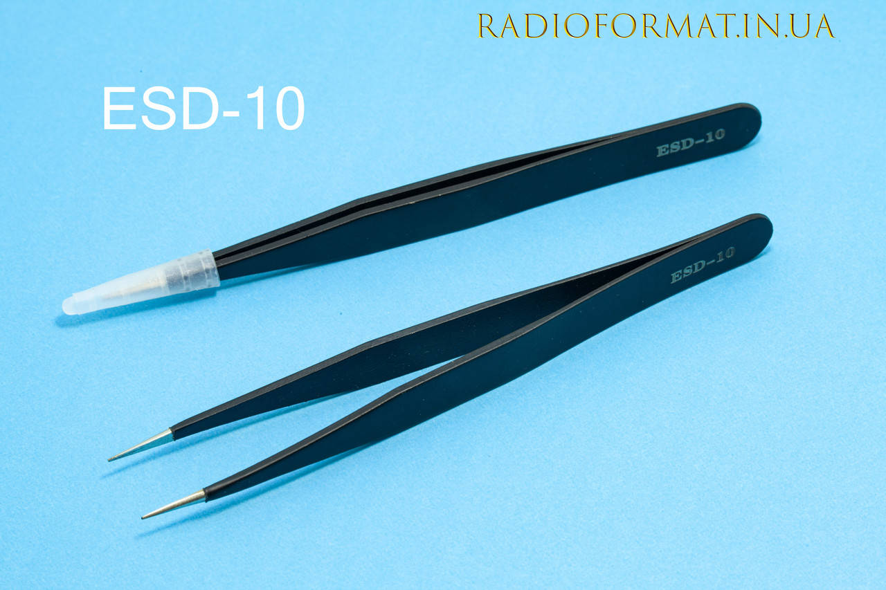 

Пинцет ESD-10 антистатический прямой 120 мм