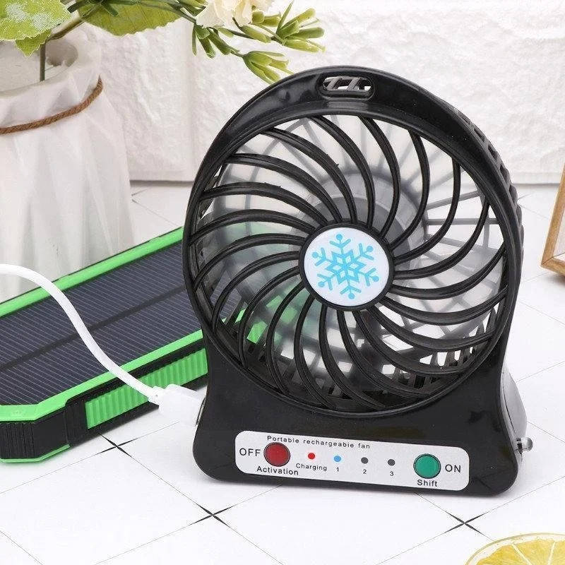 

Портативный настольный аккумуляторный USB мини-вентилятор Portable Fan маленький, от юсб, на аккумуляторе (ST)