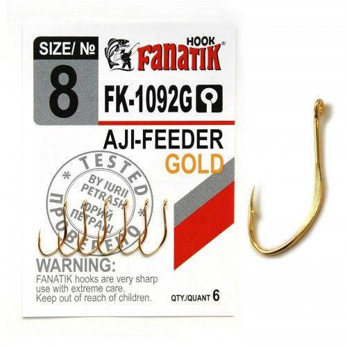 

Крючки Фанатик AJI-FEEDER GOLD FK-1092G №8