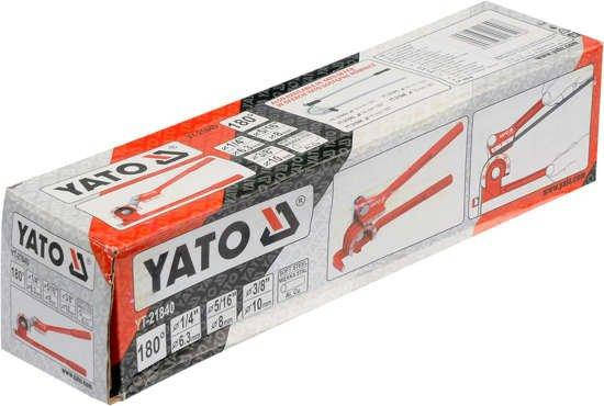 

Трубогин "MINI" 3 в 1 YATO : Ø= 1/4"; 5/16"; 3/8"; 0°>180°, алюміній /мідь [20] YT-21840