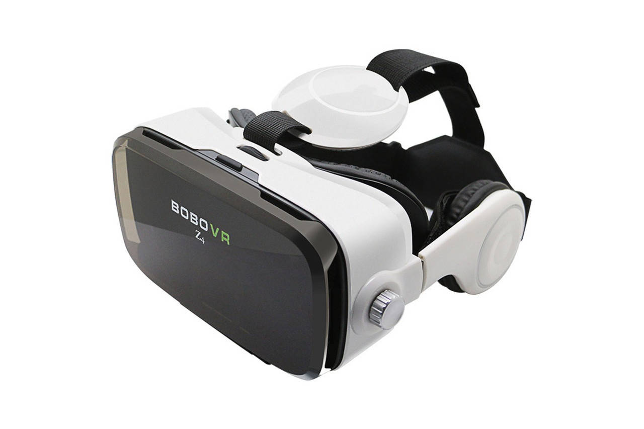 

VR очки для смартфона с пультом и наушниками Bobo VR Z4 очки виртуальной реальности для телефона (ST), Белый